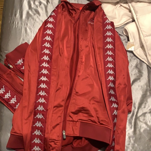 Burgundy kappa tracksuit - Picture 2 of 2